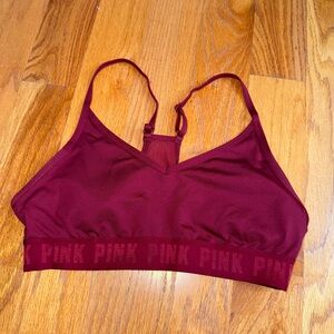 PINK Victoria's Secret Deep Red Bralette
